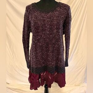 Free People Sweater Only- slip sold separately